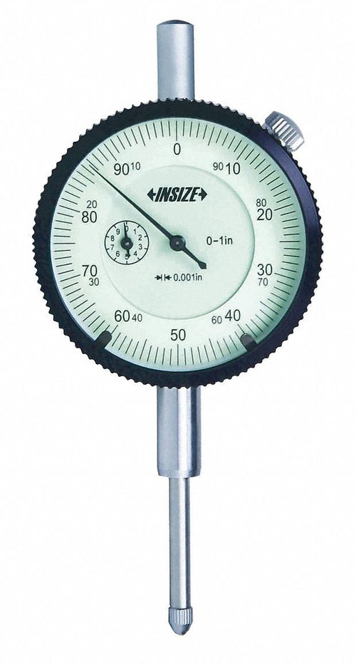 Insize 2307-2 Dial gauge 0-2" x.001" Diameter 2.3" Stem 3/8"