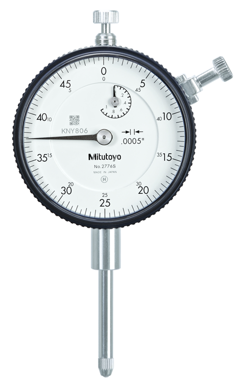 Dial Gauge, Lug Back, ANSI/AGD Type 1", 0,0005" 2776S