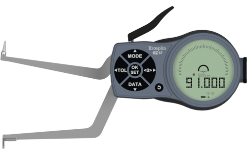 Kroeplin Digital Internal 3-Point Caliper Gauge 70-90mm/2.76-3.54", 0.001mm/.00005", L270P3