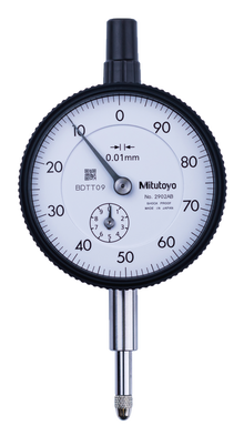 Dial Gauge, Lug Back, ISO Type Reverse Dial Face, 10mm, 0,01mm 2902S For Bore Gauge