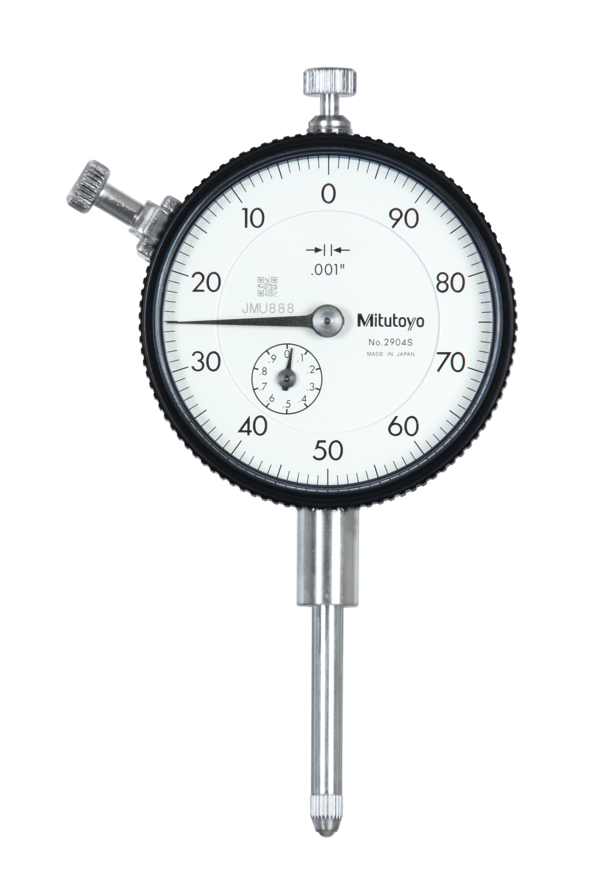 Dial Gauge, Lug Back, ANSI/AGD Type Reverse Dial Face, 1", 0,001" 2905S-10