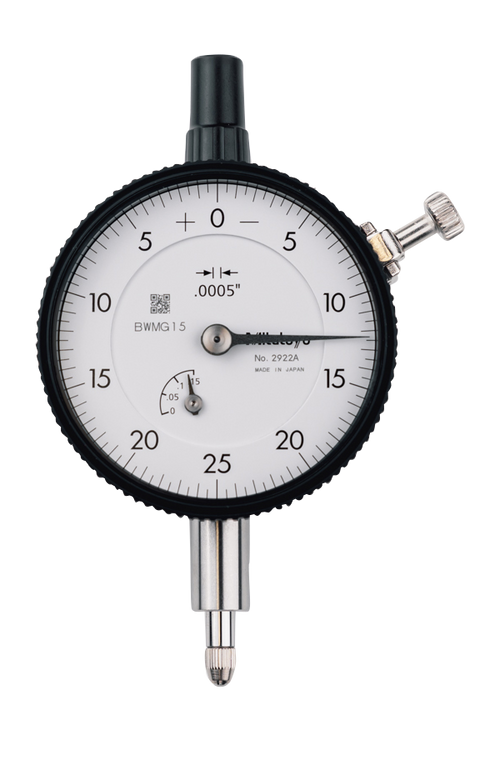 Dial Gauge, Lug Back, ANSI/AGD Type 0,125", 0,0005" 2922A