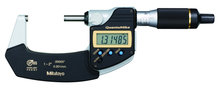 Mitutoyo Digital Micrometer QuantuMike IP65 Inch/Metric, 25-50mm/1-2" 293-181-30 with Output