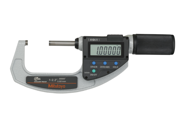 Mitutoyo Digital Absolute Micrometer QuickMike Inch/Metric, 25-55mm/1-2.2" 293-677-20