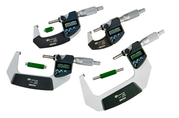 Mitutoyo Digital Micrometer IP65 Set Inch/Metric, 0-4" (4pcs.) 293-961-30