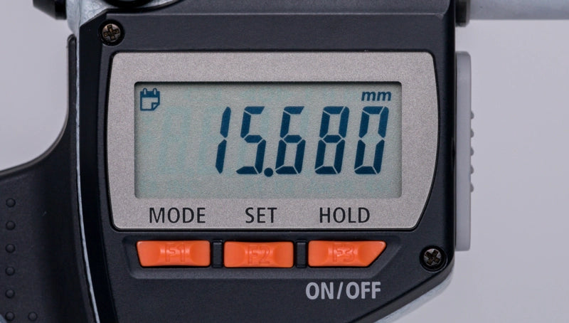 MITUTOYO 293-183-40 Digital Micrometer QuantuMike IP65 75-100mm/3-4" Resolution .001mm/.00005"