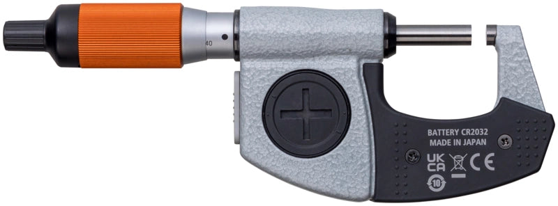 MITUTOYO 293-183-40 Digital Micrometer QuantuMike IP65 75-100mm/3-4" Resolution .001mm/.00005"
