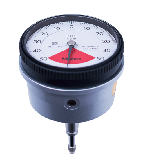 Dial Gauge, ISO Type Back Plunger Design, One Revolution, Shockproof, 0,1mm, 0,001mm 2990A-10