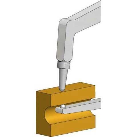 Kroeplin Digital Tube Wall Caliper Gauge 0-10mm, 0.001mm K1R10( Mitutoyo Equivalent 209-943)