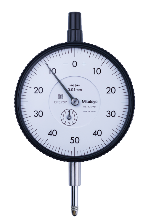 Dial Gauge, Lug Back, ISO Type 10mm, 0,01mm 3047A, 0-50-0