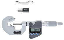 Mitutoyo Digital 3 Flute V-Anvil Micrometer 0,4-1", with Groove 314-352-30