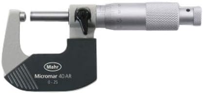 Mahr 40AR Mechanical Micrometers  Micromar Spherical Anvil Micrometers, Range 25-50mm x .01mm  4134251