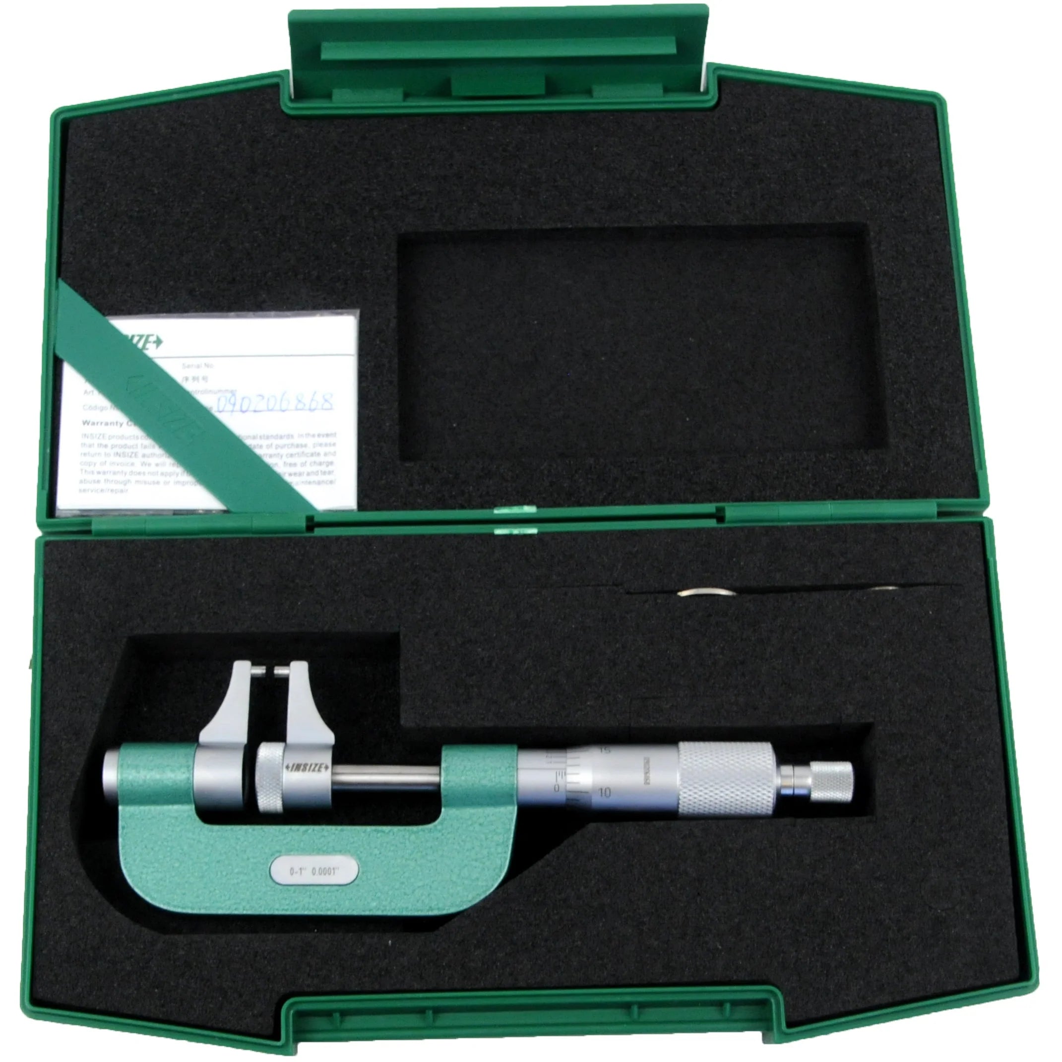 Insize Caliper Type micrometer Range 0-1" x .001 3238-1