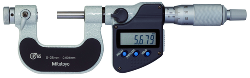 Mitutoyo Digital Screw Thread Micrometer IP65 Inch/Metric, 0-25mm 326-251-30