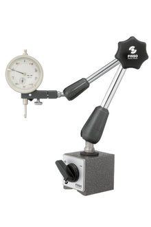 FISSO Classic Line Model: 3300-28 F + M - 3D articulated gauging arm with on off magnet, Code 3328.10, 8mm Stem. Indicator Not supplied