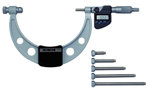 Mitutoyo Digital Micrometer Interchangeable Anvil 0-150mm 340-251-30