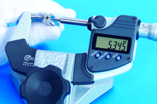 Mitutoyo Digital Point Micrometer IP65 Inch/Metric, 50-75mm/2-3", 30° Tip 342-363-30