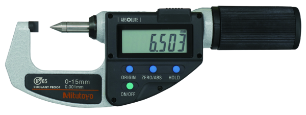 Mitutoyo Digital Crimp Height Mic. QuickMike 0-15mm 342-451-20