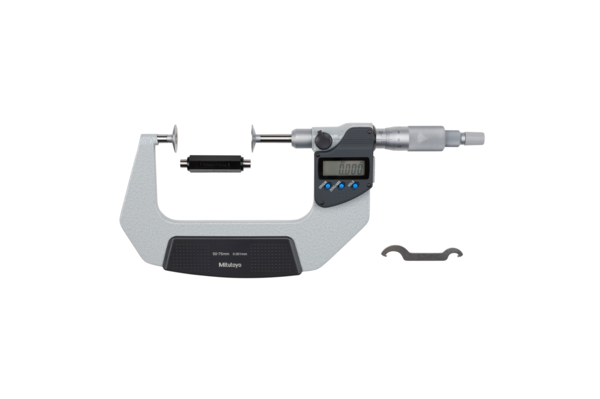 Mitutoyo Digital Disc Micrometer 75-100mm, Non-Rotating Spindle 369-253-30