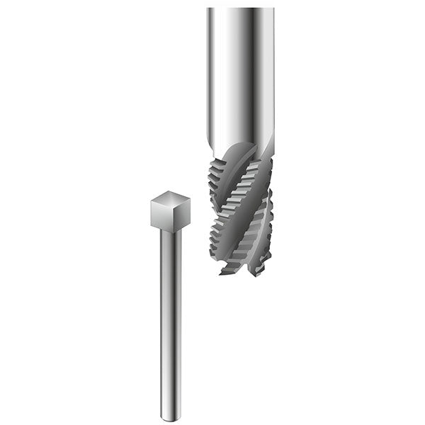 M4 tool datum cube, stainless steel stem, L 53 mm Product code: A-5000-3212