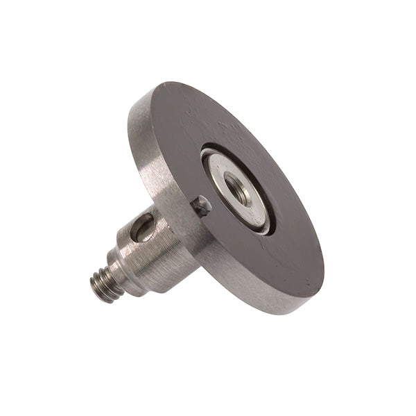 M2 Ø14 mm silver steel disc, 1.6 mm width, with roller A-5004-1396