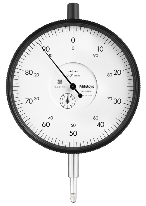 Dial Gauge, Lug Back, ISO Type 10mm, 0,01mm 4046A