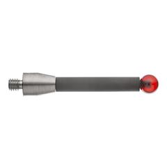 M5 Ø5 mm ruby ball, tungsten carbide stem, L 100 mm, EWL 91 mm Product code: A-5003-5258