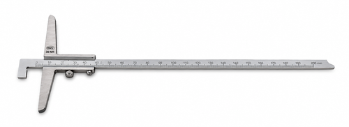 Mahr 4127352 Depth Gauges Mahr Vernier Depth Gauge Graduation: .05mm Model: 30NH Range: 300mm Base Length: 150mm Hook Type