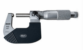 Mahr 40AR Mechanical Micrometers  Spherical Anvil , Range 0-25mm x .01mm Accuracy .004mm 4134250