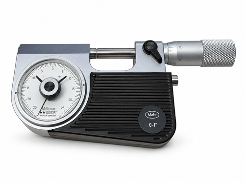 Mahr Indicating Micrometers with integrated Dial Comparator 40F 0-1'' 4150900