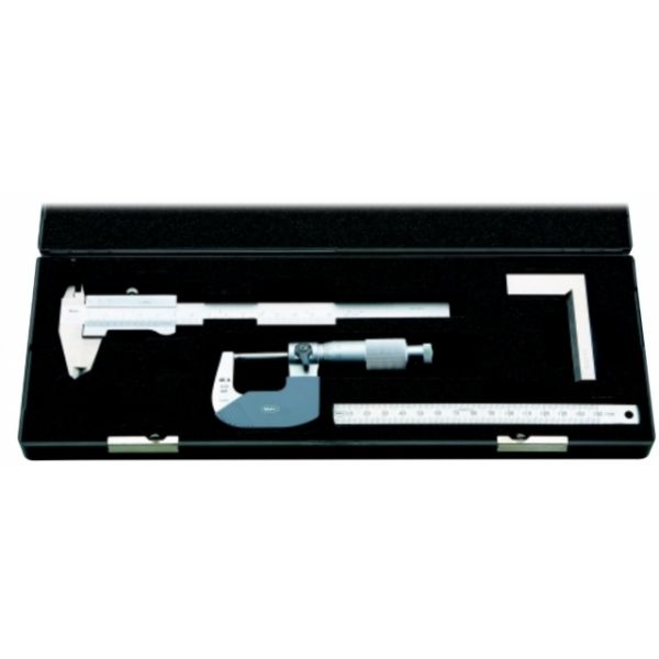 Mahr 4189500 Set with Measuring Set 16 FN caliper, 40 A micrometer, Square & Rule