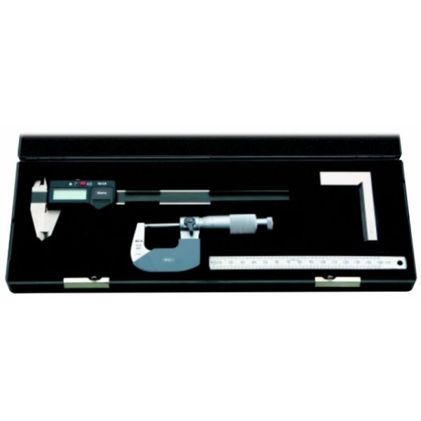 Mahr 4189601,50 C Measuring Set 16 EX, 40 A Consists of: 16 FN: 150 mm, 40 A: 0-25 mm, Knife edge square: 50 x 75With round depth rod,