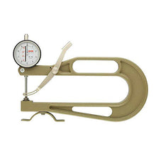 K-200-C Analog Thickness Gauge, 30mm range, 200mm Jaw Depth, 10mm dia feelers (Code C) For soft leather, cardboard, paper, foils, etc.
