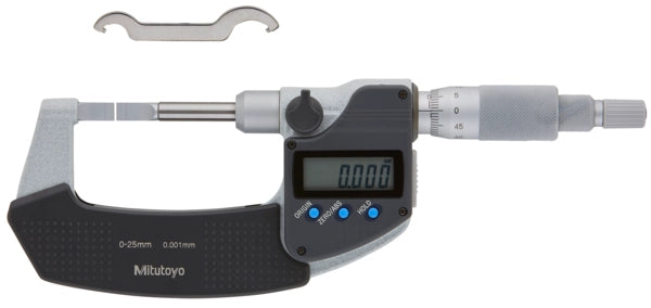 Mitutoyo Digital Blade Micrometer, Blade=0,4mm 0-25mm 422-260-30