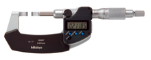Mitutoyo Digital Blade Micrometer, Blade=0,75mm Carbide-Tipped, Inch/Metric, 0-1" 422-370-30