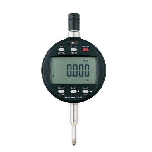 Mahr Federal 4337624 1086 Ri Wireless Indicator; 0.5"/12.5mm; Resolution 0.0005 mm, 0.001 mm, 0.002 mm, 0.005 mm, 0.01 mm,Resolution inches .00002", .00005", .0001", .0002", .0005"