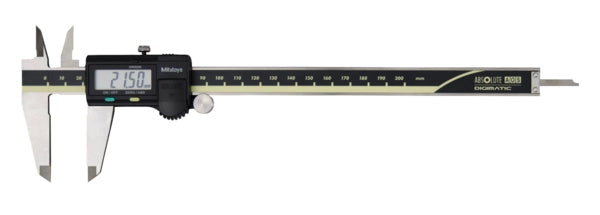 Mitutoyo Digital ABS AOS Caliper, OD & ID Carb. Jaws 0-200mm x .01mm  500-157-30 with SPC Output (Copy)