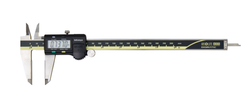 Mitutoyo Digital ABSOLUTE AOS Calipers 0-200mm (0-8") W/O Output Carbide OD/ID Jaws 500-164-30