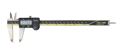 Mitutoyo Digital ABS AOS Caliper, ID/OD Carb. Jaw 0-150mm 500-234-30