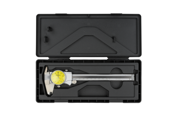 Mitutoyo Dial Caliper 0-150mm, 0.01mm, 1mm/rev, Metric 505-732