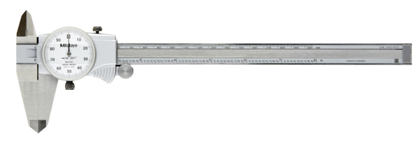 Mitutoyo Dial Caliper, Silver Cover Type 0-8", 0,001", 0,1"/rev., Inch 505-743J