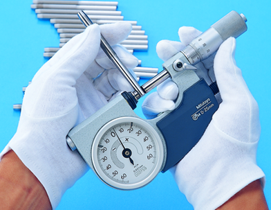 Mitutoyo Indicating Micrometer with Button Left 510-134