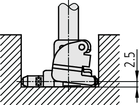 2-Point Inside Measuring Instrument Range 2-6", Graduation .0001" For Blind holes 511-440-20