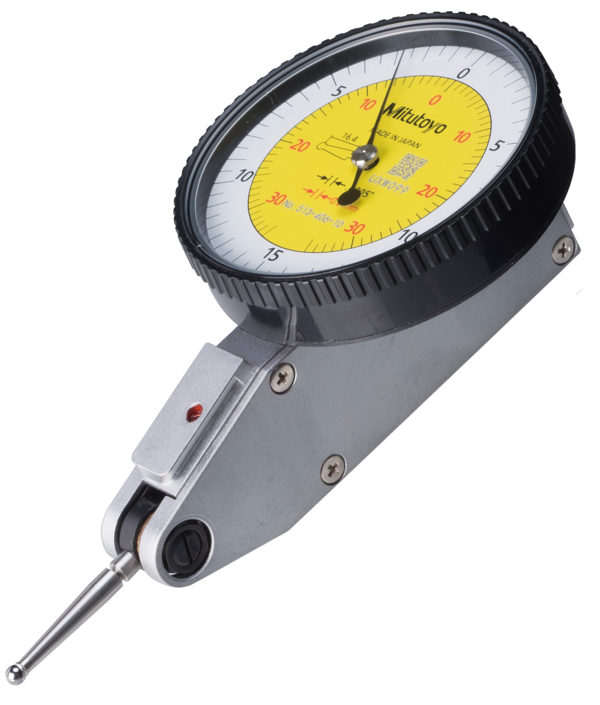 Dial Test Indicator, Horizontal Type 0.03"/0.7mm, 0.0005"/0.01mm, 4/9.52mm Stem 513-406-10T