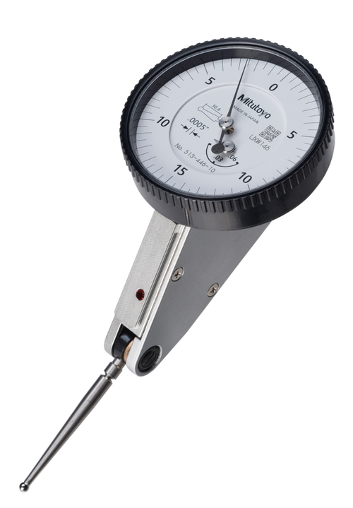 Dial Test Indicator, Horiz. 20° Face 0.06", 0.0005", 4/9.52mm Stem 513-446-10A