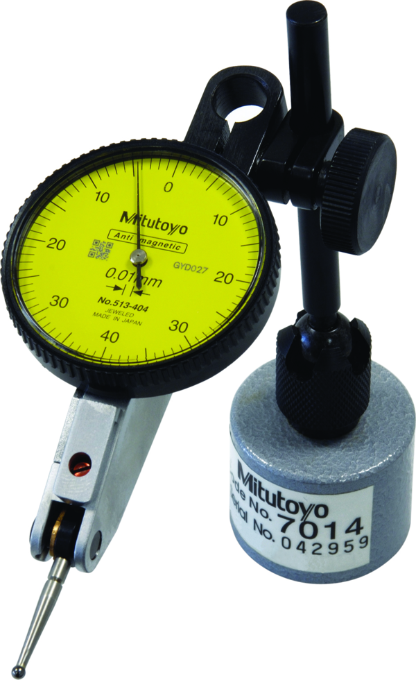 Dial Test Indicator, Horizontal Type 0.8mm, 0.01mm, with Magnetic Stand 513-908-10E