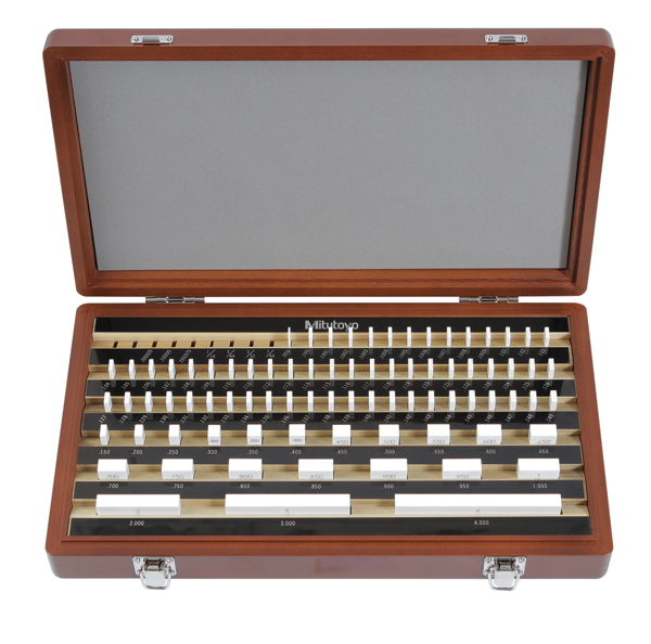 Mitutoyo 516-302-11 Series 516 Imperial Steel Gauge Block Sets Inch, 81 piece Grade 0 To BS Standards