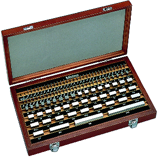 Gauge Block Set, Metric, Ins. Cert., ISO