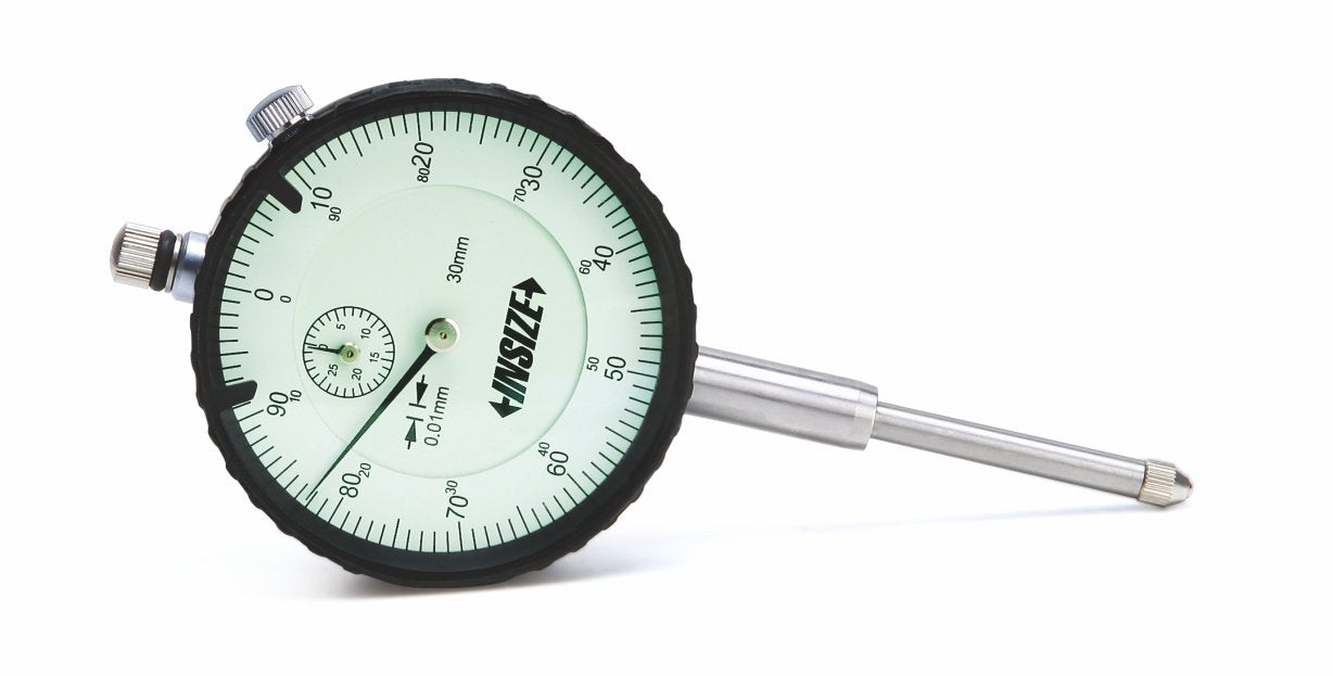 Insize 2310-30F Dial gauge .01mm x 30mm Flat Back