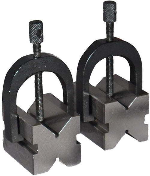 MHC V-Block Set, 420-3035 V-Block Set 2 pieces: Precision V-blocks 1-3/4"H x 2-1/2" W x 2-3/4" L, Capacity 1-1/2"